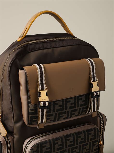 fendi rucksack schwarz|fendi backpacks for men.